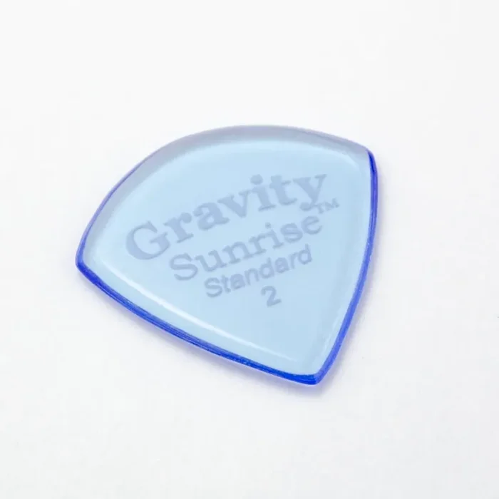 Gravity Sunrise Standard 2.0mm Polished Finish Blue Plectrum
