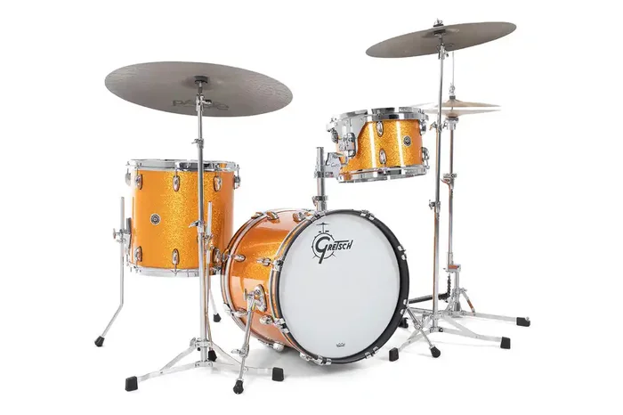 Gretsch USA Brooklyn 18″ Jazz Bop Kit – Gold Sparkle
