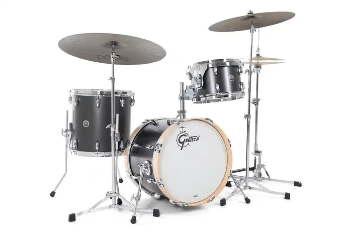 Gretsch USA Brooklyn 18″ Jazz Bop Kit – Satin Black Metallic