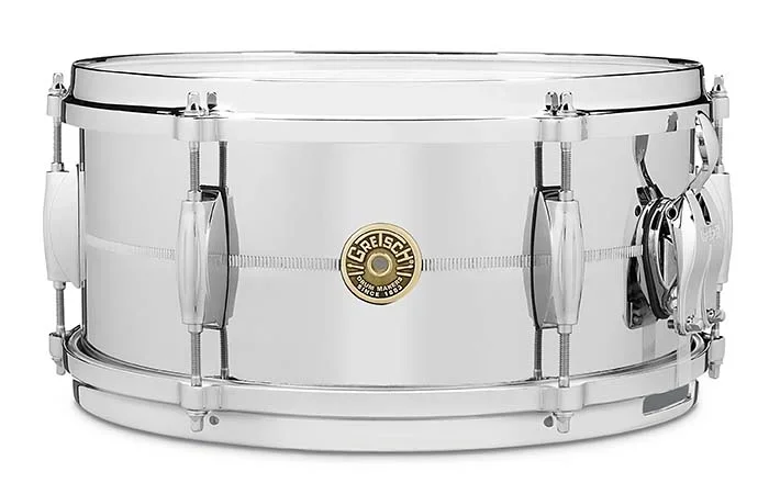 Gretsch USA Custom 6×13 Chrome Over Brass Snare Drum
