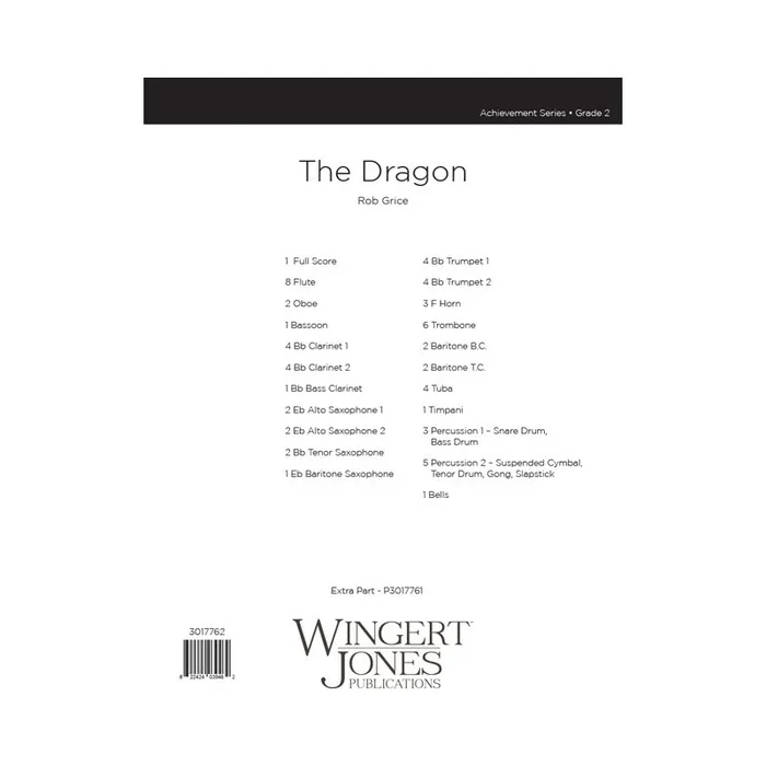 Grice, Rob – The Dragon – Full Score