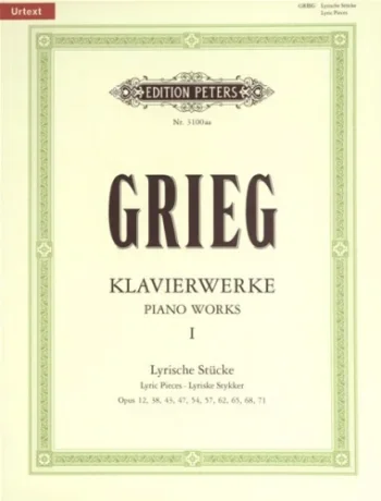 Grieg : Lyric Pieces Complete: Piano (Peters)