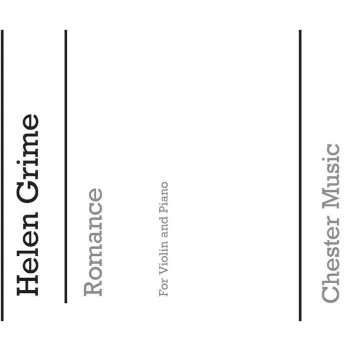 Grime, Helen – Romance for Violin and Piano
