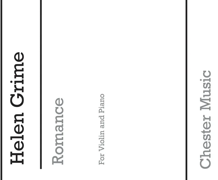 Grime: Romance for Violin and Piano