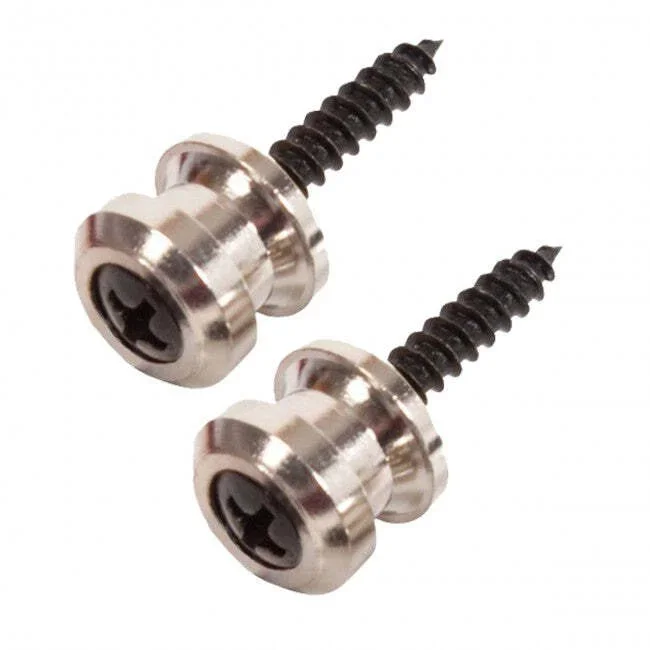 Grover GP810N Guitar End Pin Nickel (Pair) – Compatible with Fender/Schaller Strap Locks