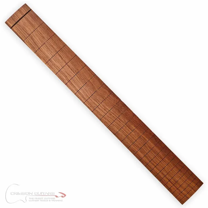 Guitar Fretboard – Bubinga – Pre-Slotted and Radiused