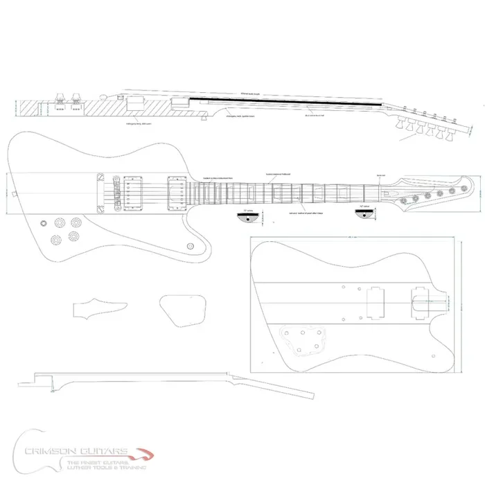 Guitar Plans – Firebird-Type