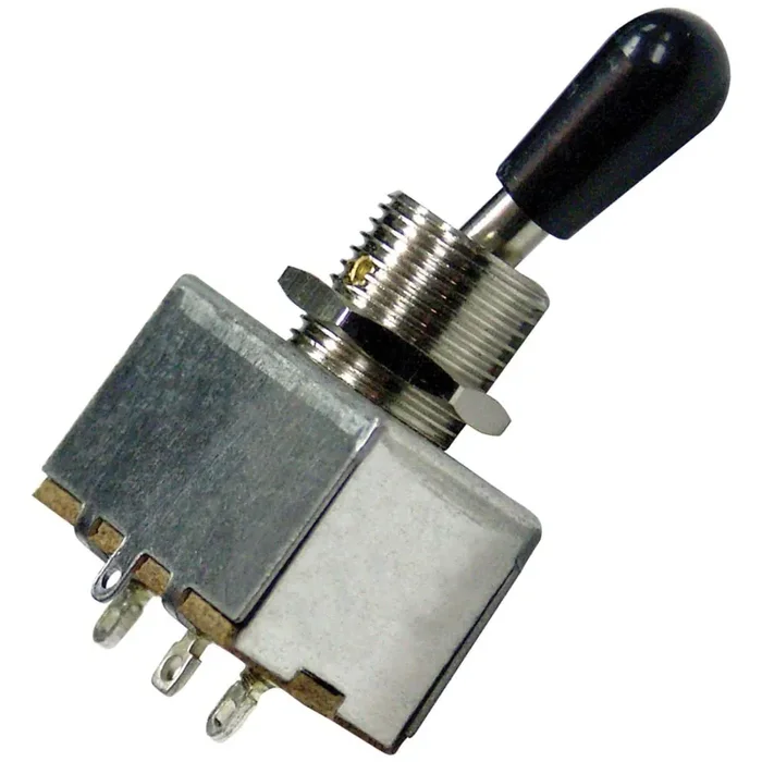 Guitar Tech 3-Way Toggle Switch GT541 with Black Knob.