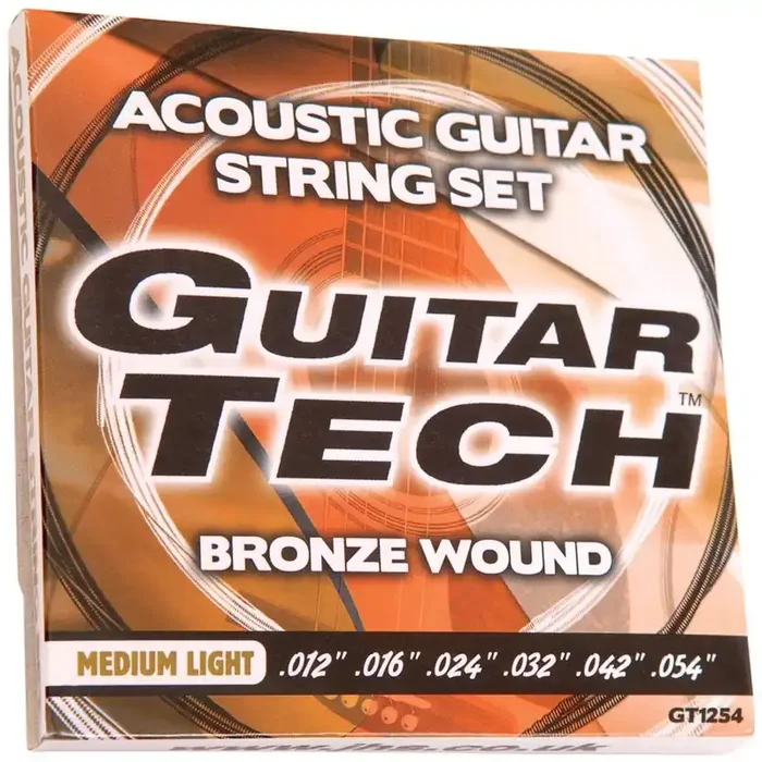 Guitar Tech Acoustic Guitar Strings GT1254 – 12-54