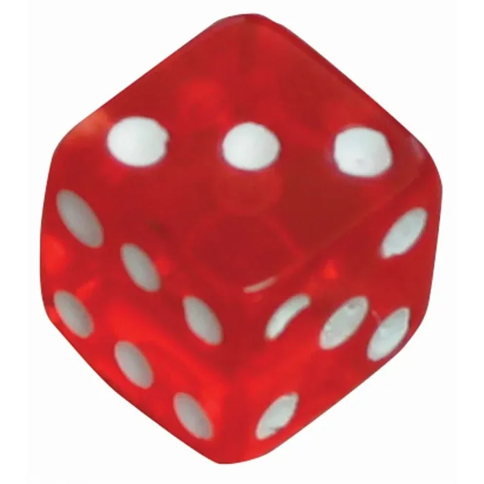 Guitar Tech Dice Knob GT560 Red/White Spot. 1 Vol/2 Tone