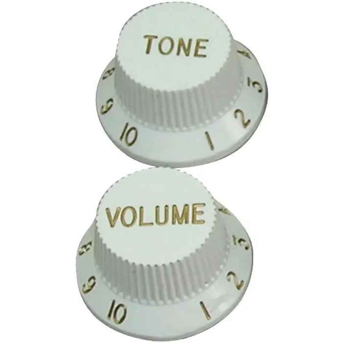 Guitar Tech S-Type GT506 White. 1 Vol/2 Tone.