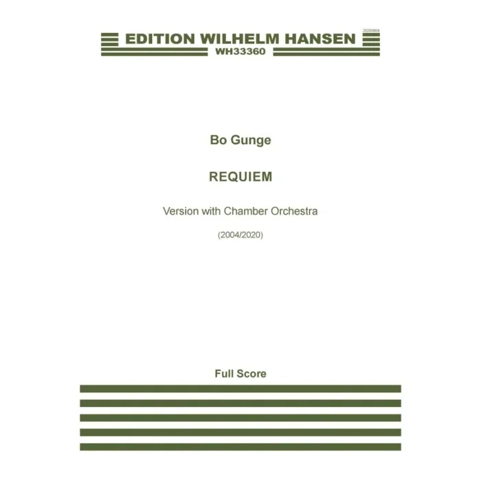 Gunge, Bo – Requiem (Full Score)