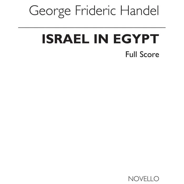Händel, Georg Friedrich – Israel In Egypt