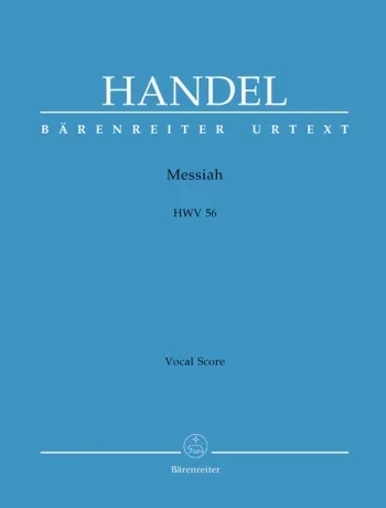 Handel : Messiah: HWV 56 Vocal Score (Urtext) (Barenreiter)