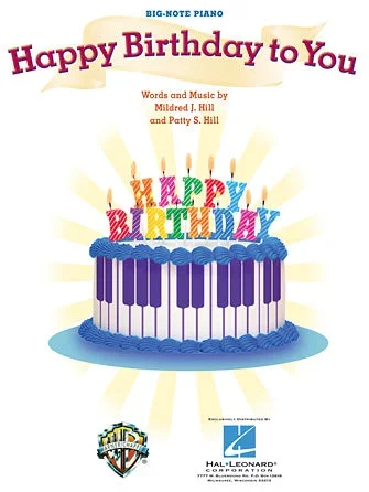 Happy Birthday to You (Big-Note Piano)