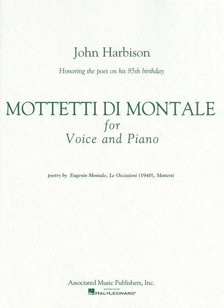 Harbison: Mottetti di Montale