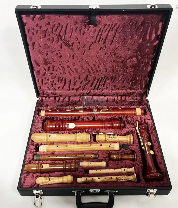 Hard Case for SSATB Recorders by Early Music Shop