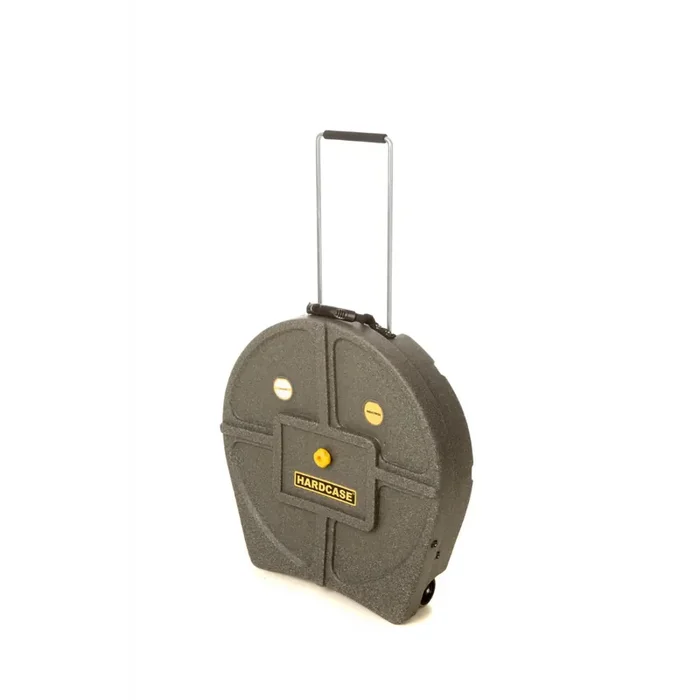 Hardcase Cymbal Case w/ Wheels & Pull Handle 22″ – Granite Grey