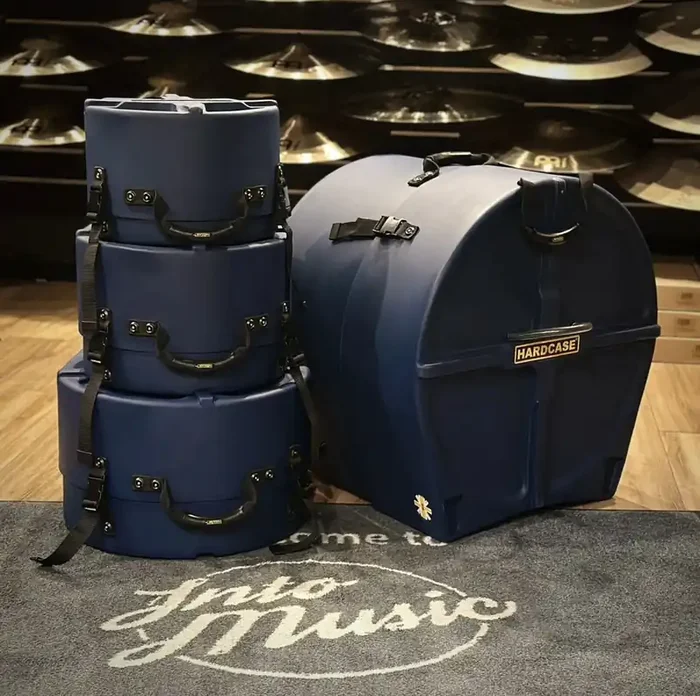 Hardcase Fusion Drum Case Set Dark Blue 20”, 14”, 12”, 10”