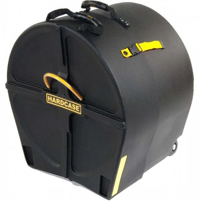 Hardcase HNMT18H14 Marching Tenor Drum Case 18 x 14inch Premier Pipe Band w/ Wheels