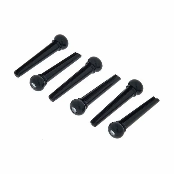 Harley Benton Bridge Pin Set Black Dot