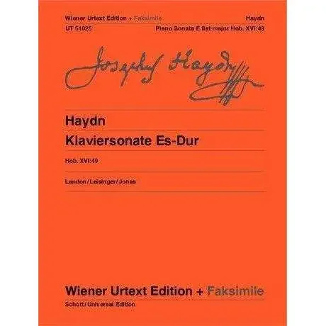 Haydn – Klaviersonate Ed-Dur Hob. XVI 49 (Urtext Edition)