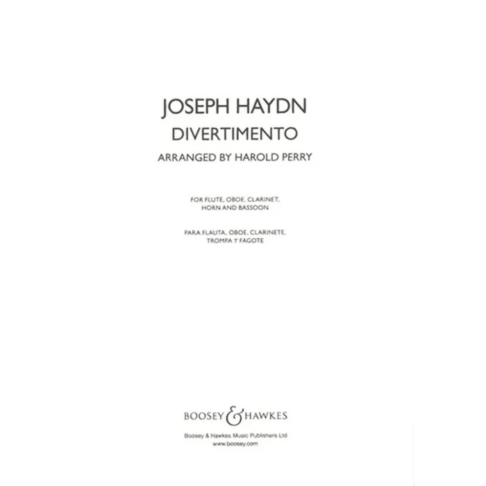 Haydn, Joseph – Divertimento HPS 276