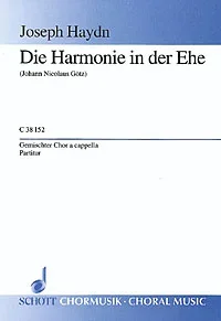 Haydn, Joseph : Haydn, Joseph : Die Harmonie in der Ehe, “O wunderbare Harmonie” – mixed choir (SATB) – Schott Digit