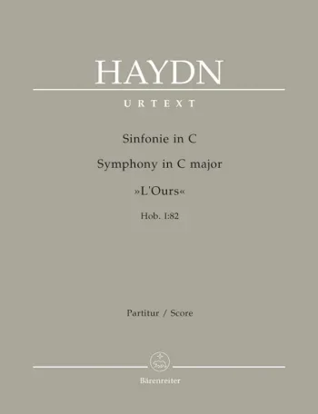 Haydn : Symphony No. 82 in C (The Bear) (Hob.I:82) (Urtext). : Large Score Paperback: (Barenreiter)