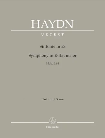 Haydn : Symphony No. 84 in E-flat (Hob.I:84) (Urtext). : Large Score Paperback: (Barenreiter)