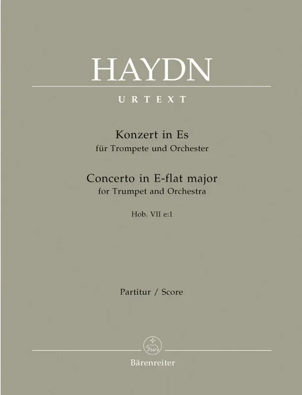 Haydn: Trumpet Concerto E Flat Londen Full Score