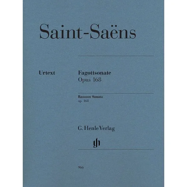 Henle Verlag Saint-Saëns Fagottsonate