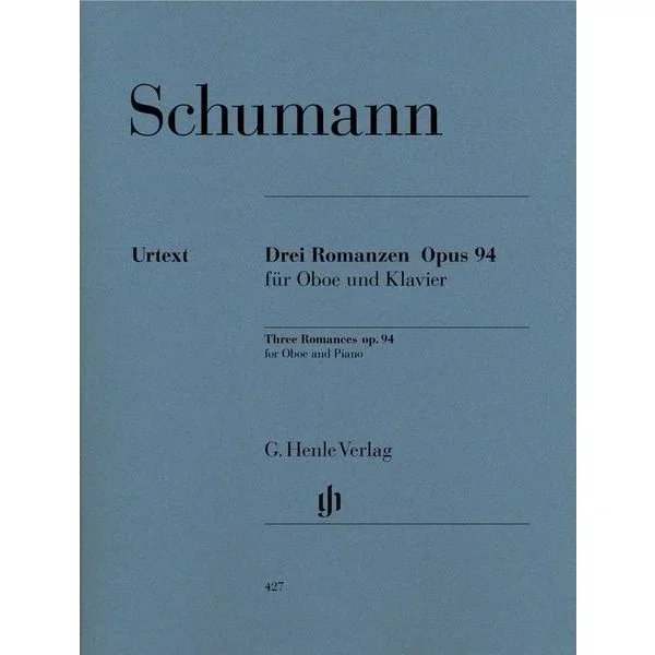Henle Verlag Schumann Romanzen Oboe
