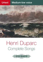 Henri Duparc : Henri Duparc : Extase – Piano, Medium Voice – Faber Digital