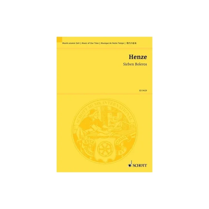Henze, Hans Werner – Seven Boleros