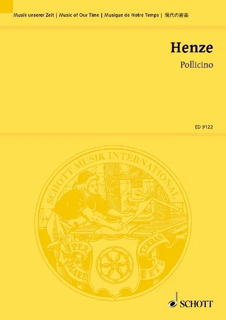Henze, Hans Werner : Henze, Hans Werner : Pollicino, Musical fairytale – Schott Digital