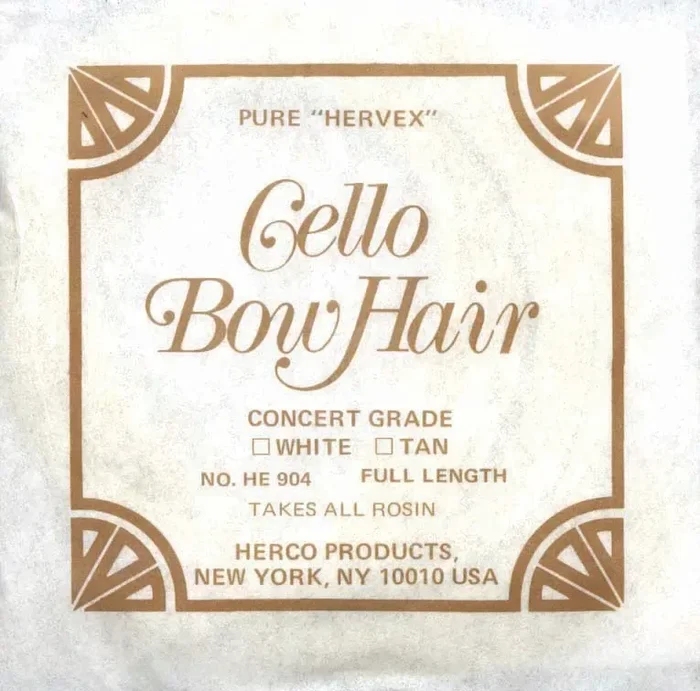 Herco 77CM Cello Bow Hair Synthetic
