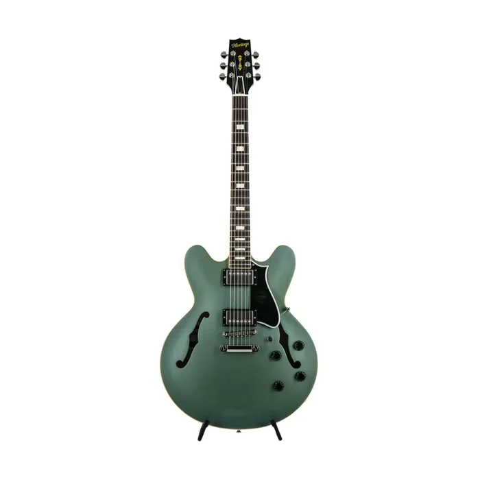 Heritage Custom Shop Factory Special H-535 Electric Guitar with Case, Pelham Blue with Stinger