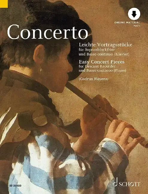 Heyens (ed.) Concerto – Easy Concert Pieces for Descant Recorder and Basso Continuo
