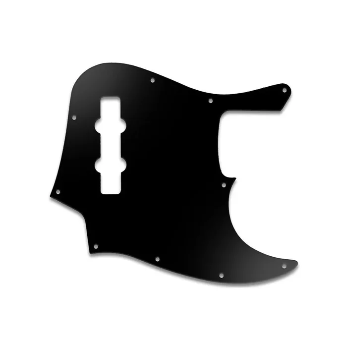 Highway One Jazz Bass – Matte Black .090″ / 2.29mm thick, with bevelled edge.