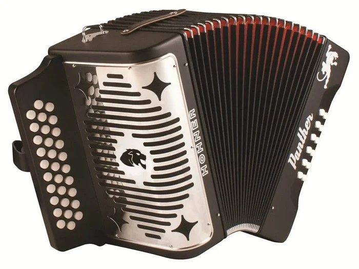 HOHNER 3100GB Panther Diatonic Accordion, GCF