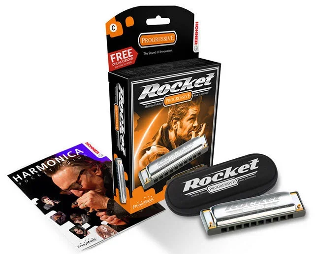 Hohner Progressive Series Rocket Harmonica in the Key of G