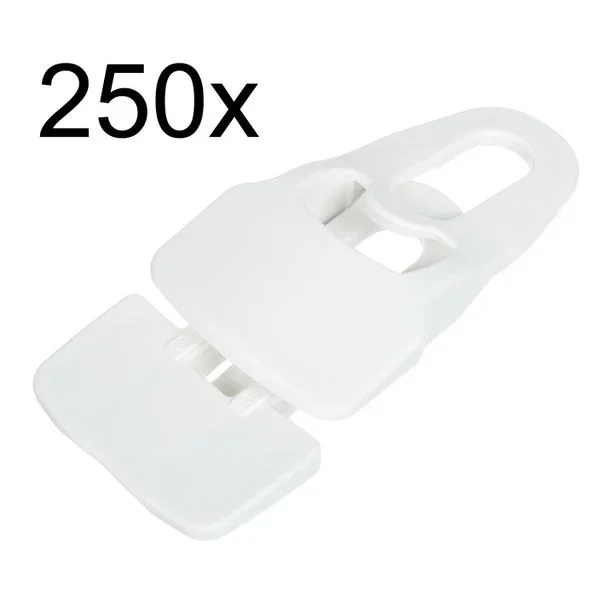 Holdon Midi Clip White 250pcs Pack