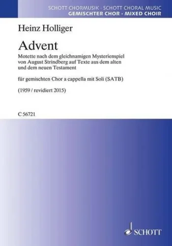 Holliger : Advent (Schott)