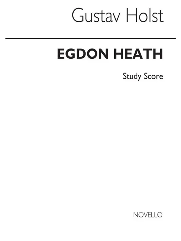 Holst Egdon Heath Miniature Score(Arc)