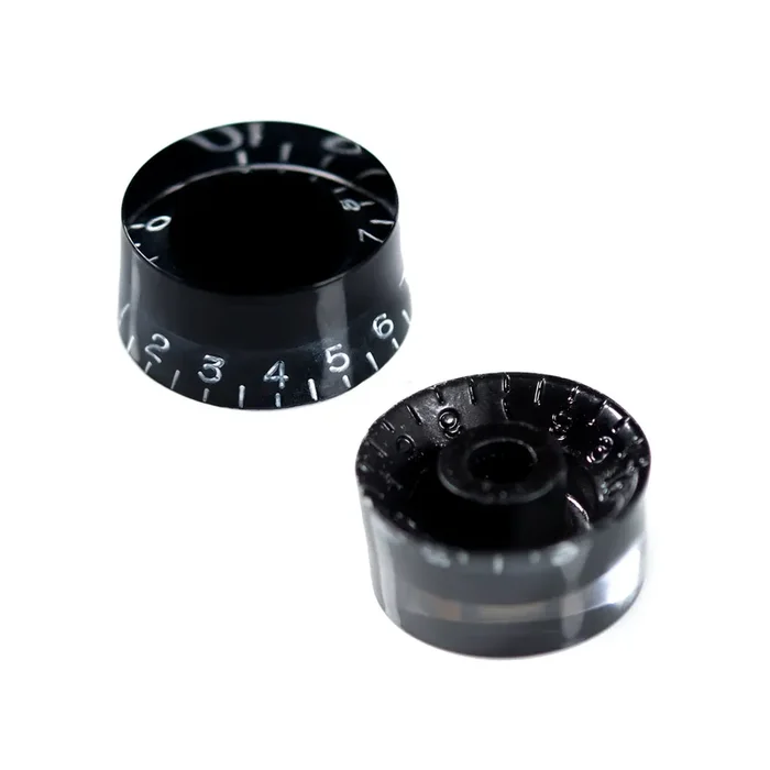 Hosco Les Paul Style Knob Black H-KB-110 (Single)
