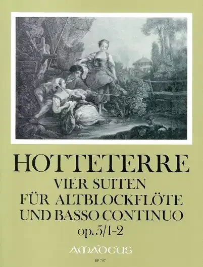 Hotteterre Four Suites Op. 5 for Treble Recorder and Basso Continuo – Vol. 1