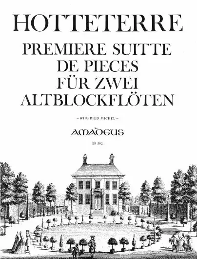 Hotteterre Première Suitte de Pièces for 2 Alto Recorders