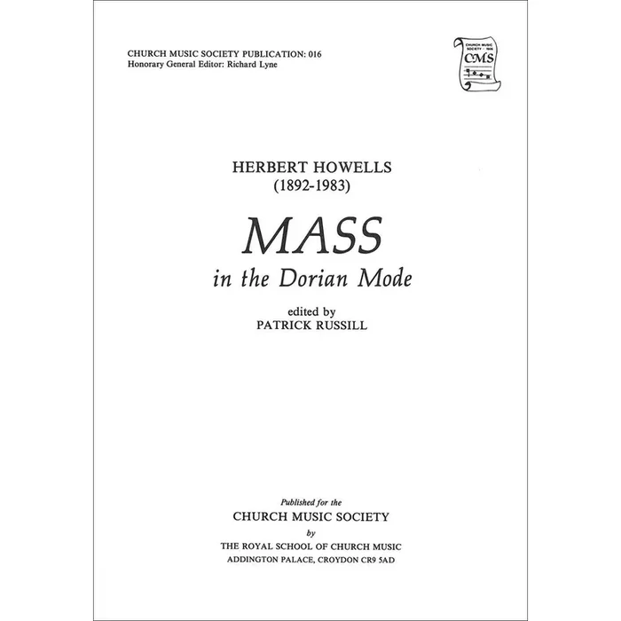 Howells, Herbert – Mass in the Dorian Mode