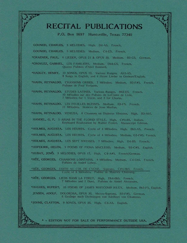 Hüe: Edith au Col de Cygne